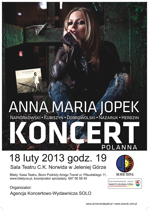 Anna Maria Jopek w koncercie „Polanna”